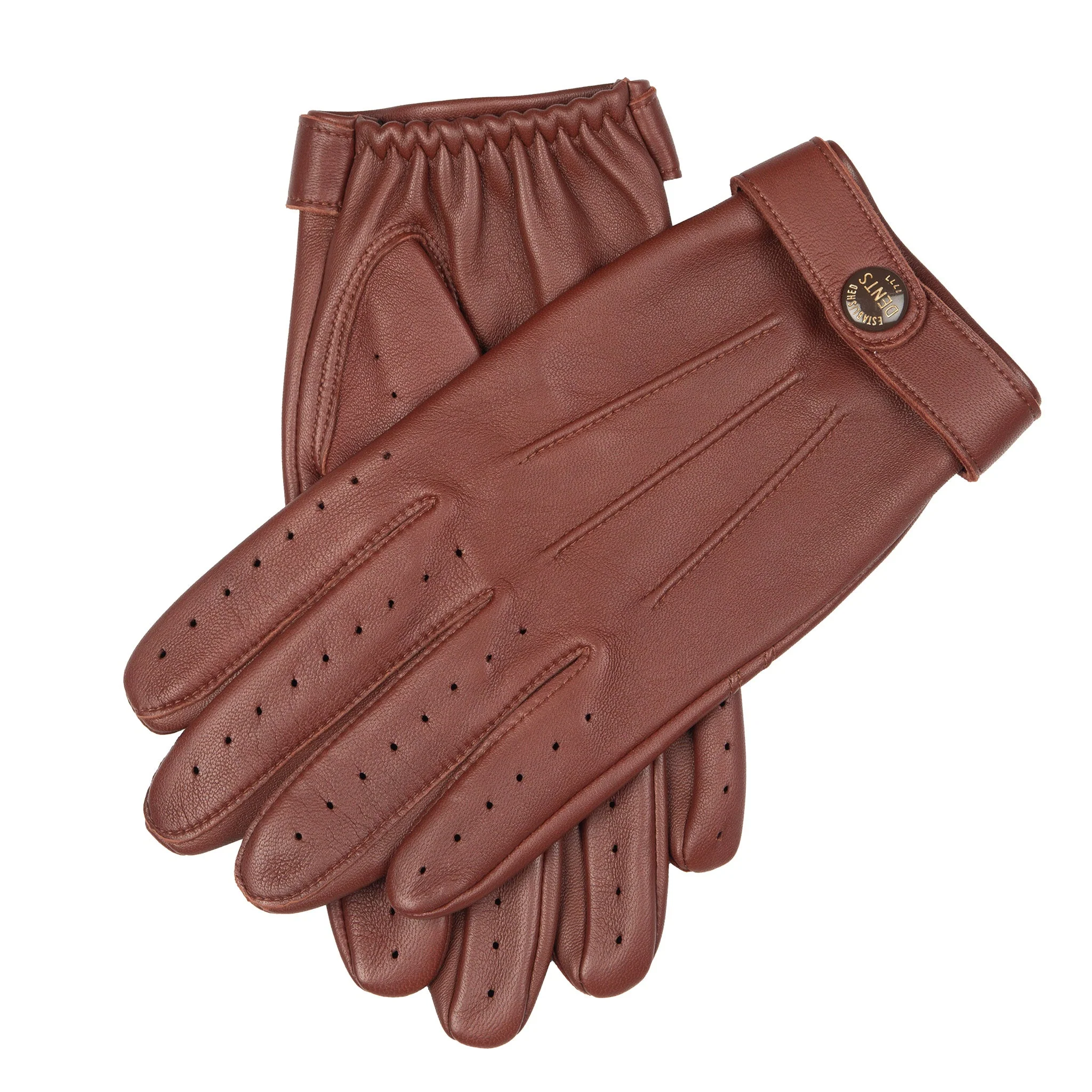 Men's Heritage Three-Point Leather Driving Gloves - Image 11