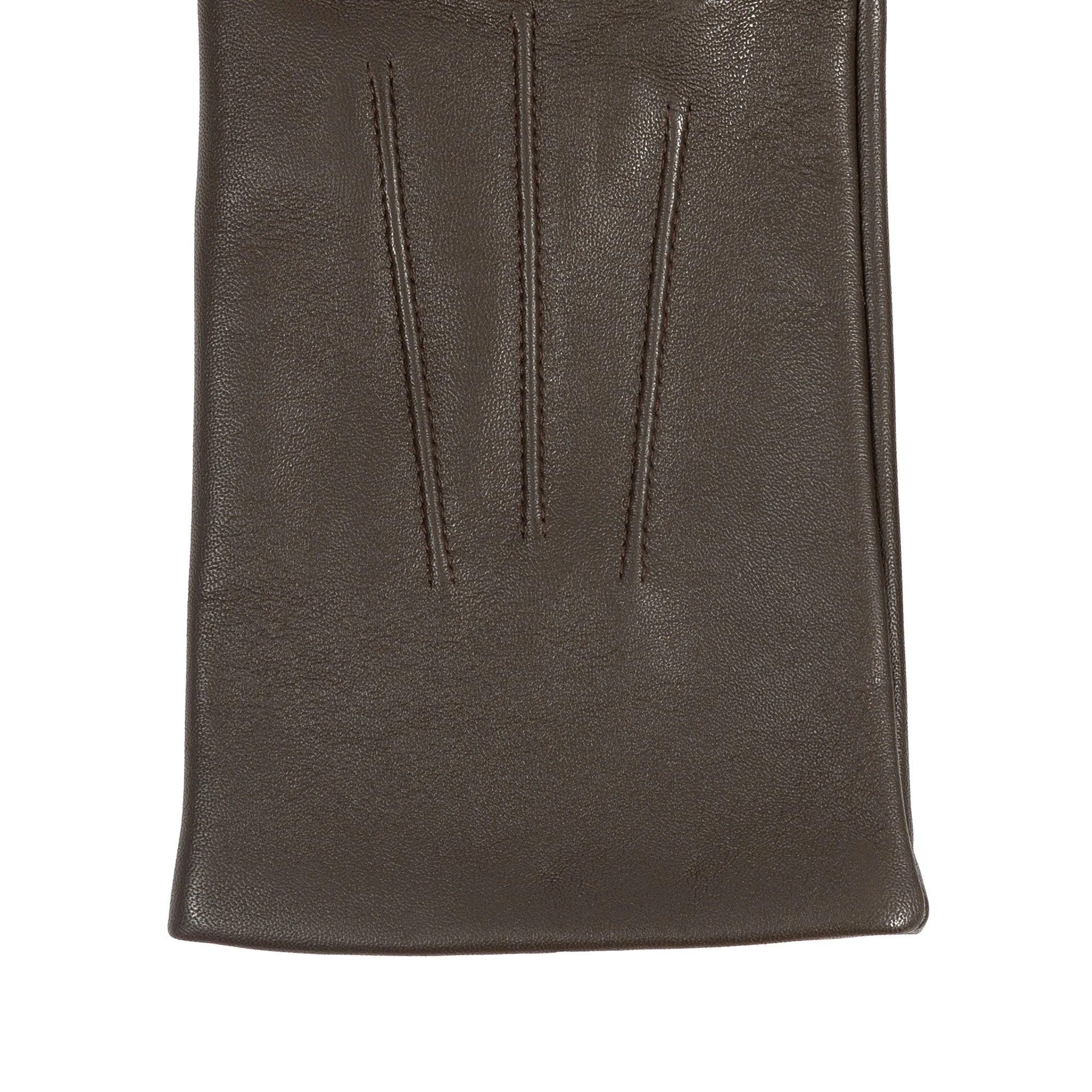 Men's Three-Point Cashmere-Lined Leather Gloves - Image 14