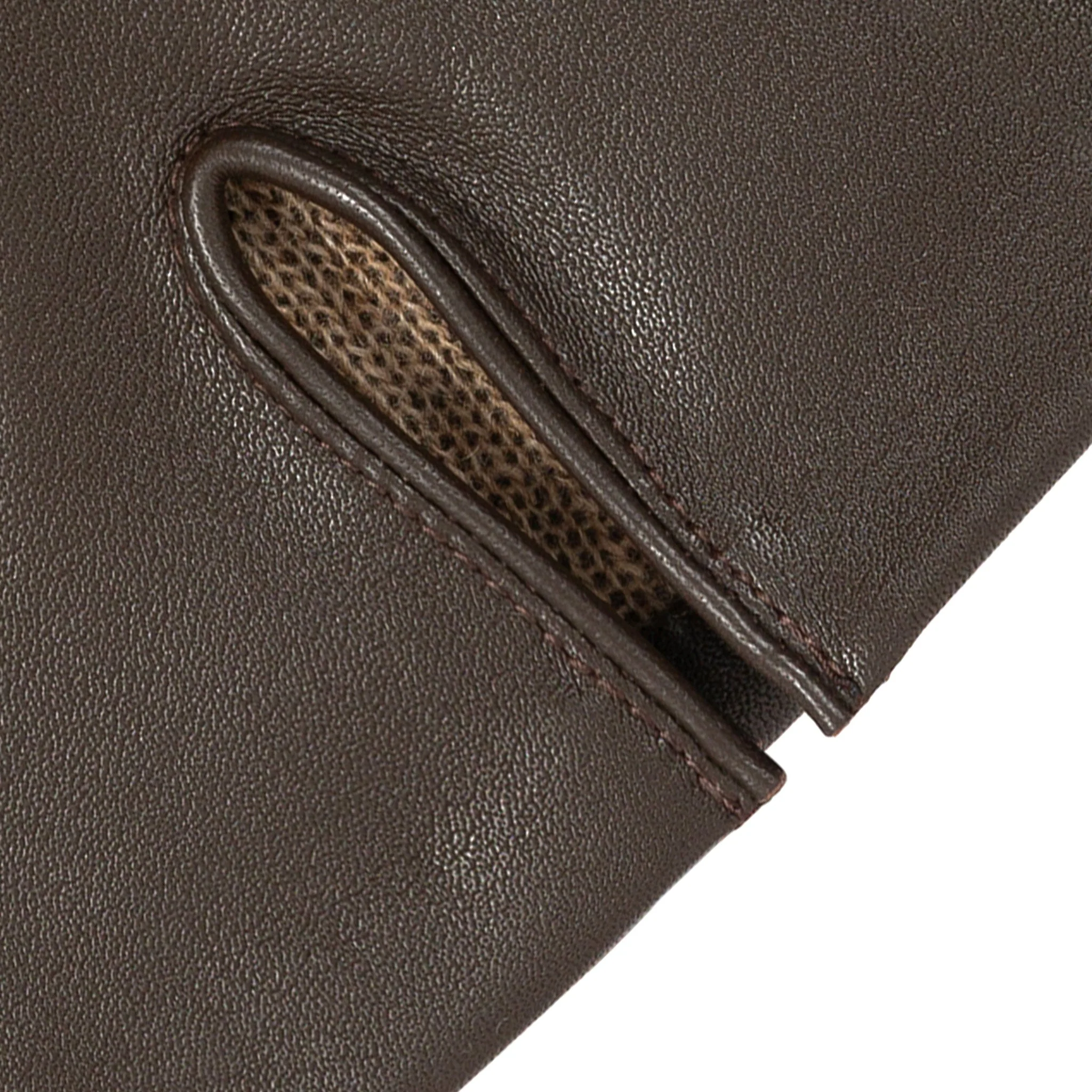 Men's Three-Point Cashmere-Lined Leather Gloves - Image 19