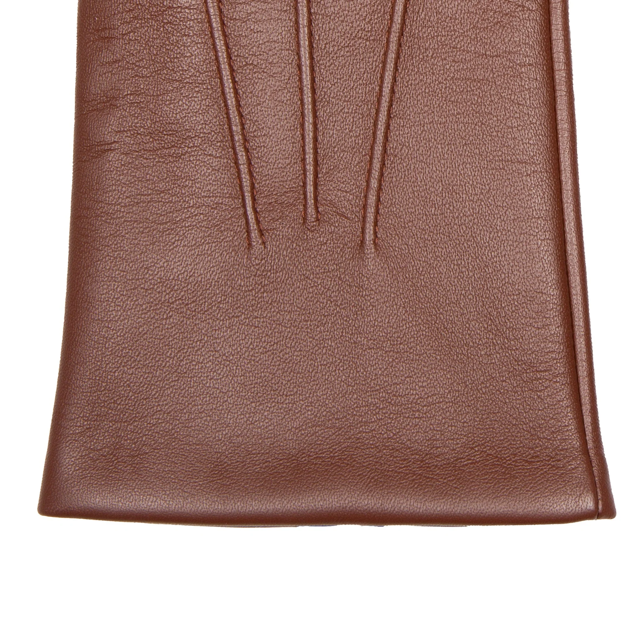 Men's Three-Point Cashmere-Lined Leather Gloves - Image 28