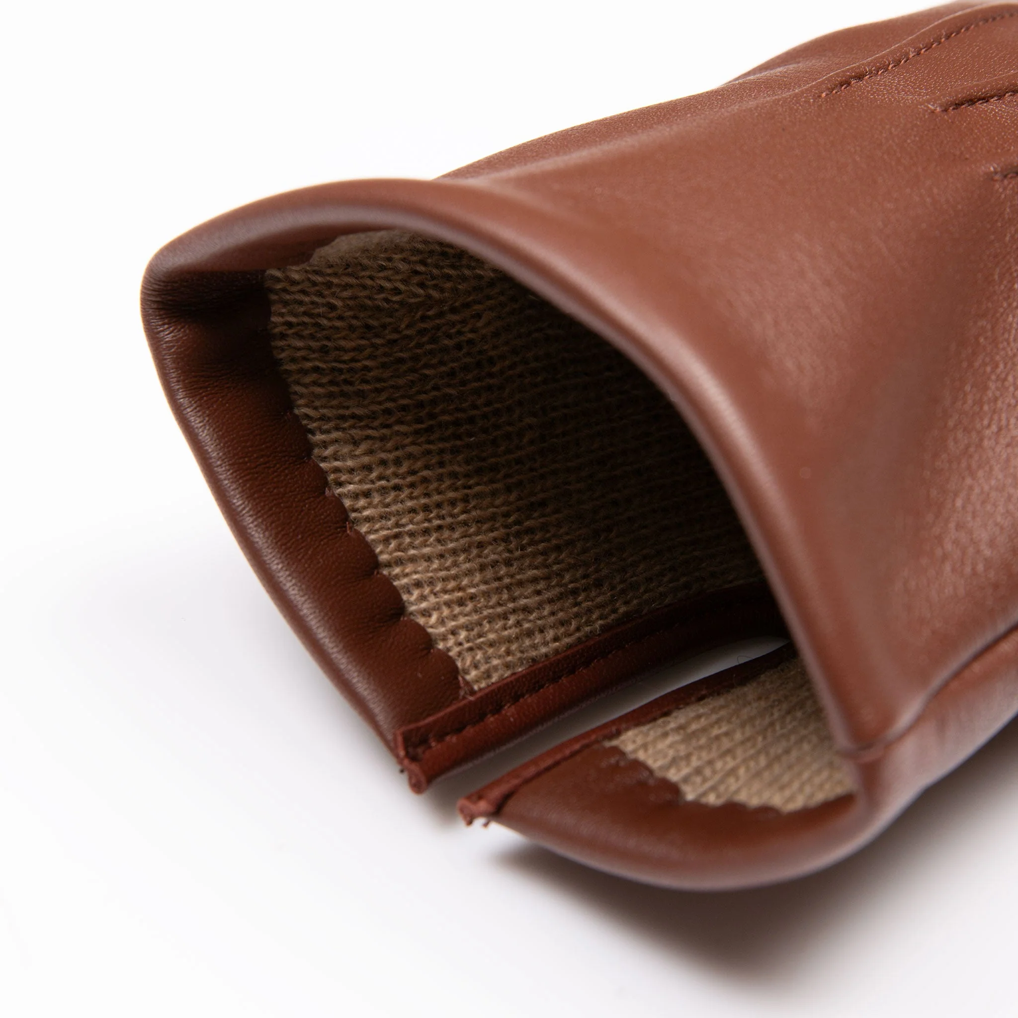 Men's Three-Point Cashmere-Lined Leather Gloves - Image 33