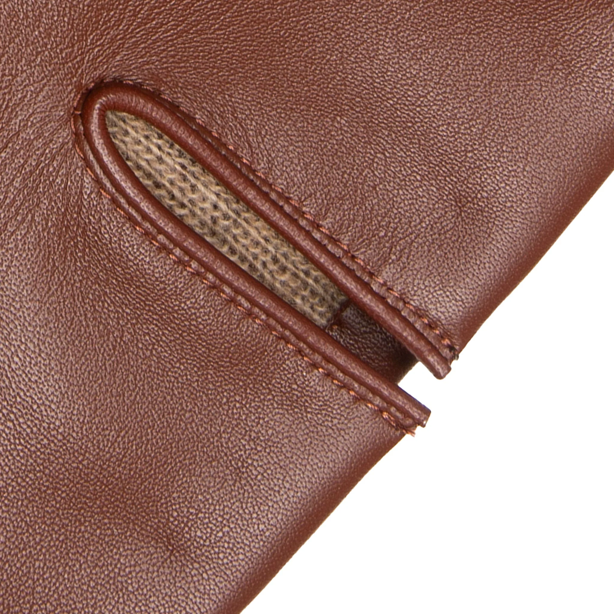 Men's Three-Point Cashmere-Lined Leather Gloves - Image 34