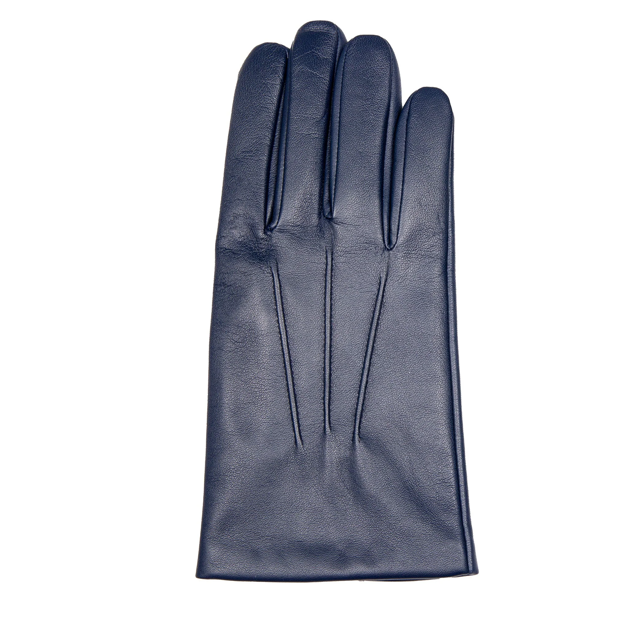 Men's Three-Point Cashmere-Lined Leather Gloves - Image 39