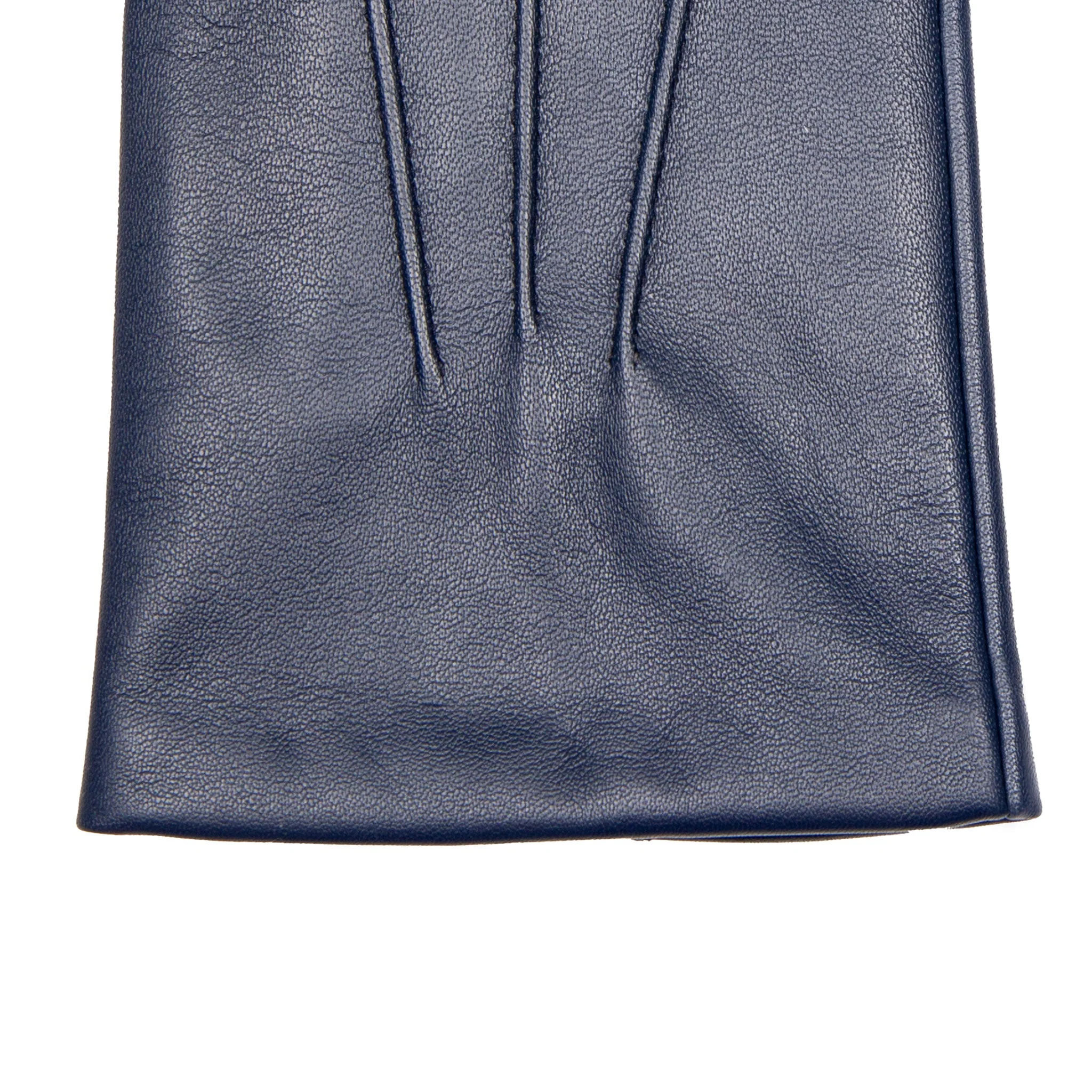 Men's Three-Point Cashmere-Lined Leather Gloves - Image 40