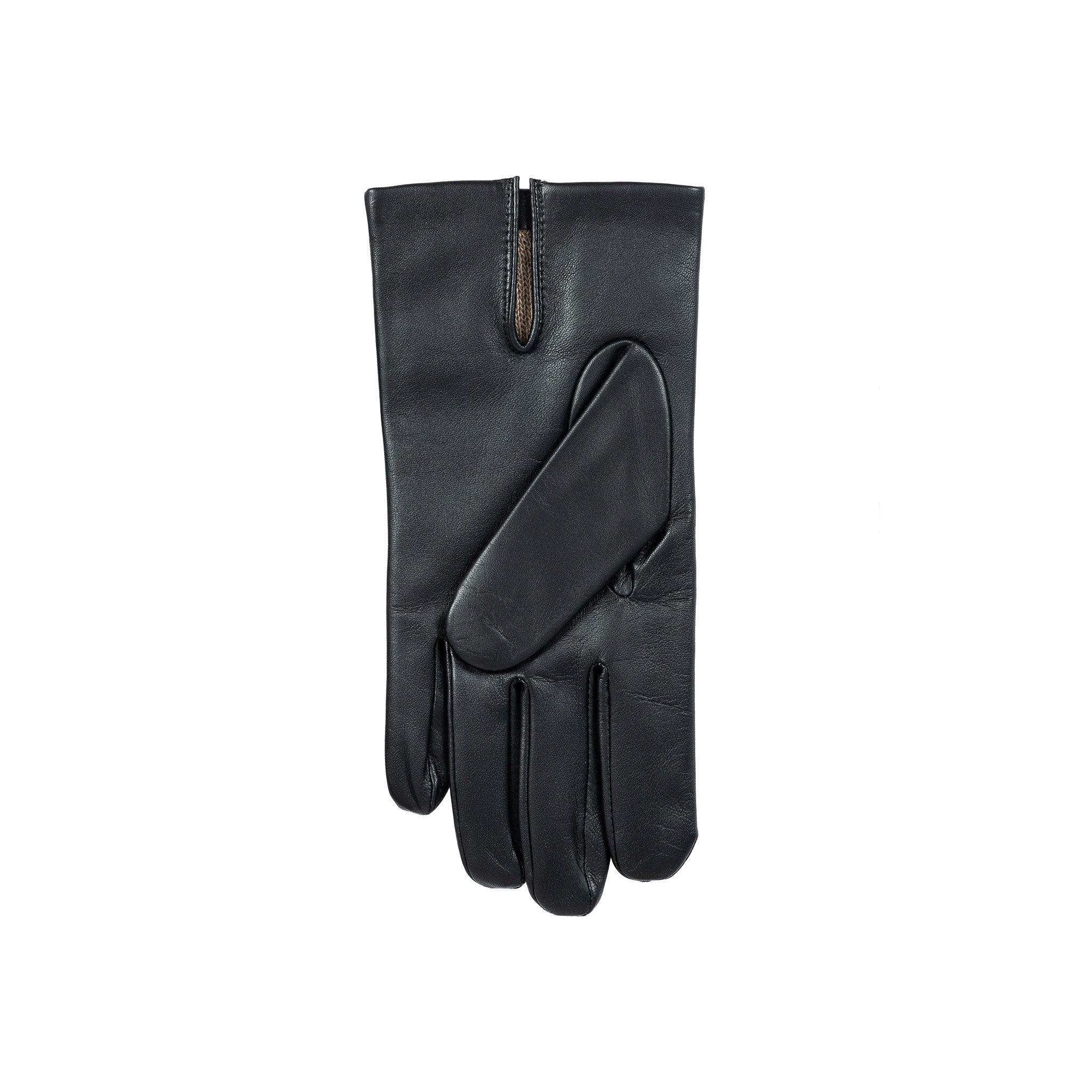 Men's Three-Point Cashmere-Lined Leather Gloves - Image 6
