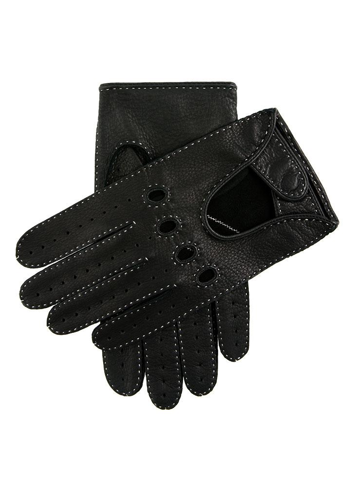 Men's Handsewn Deerskin Leather Driving Gloves - Image 11