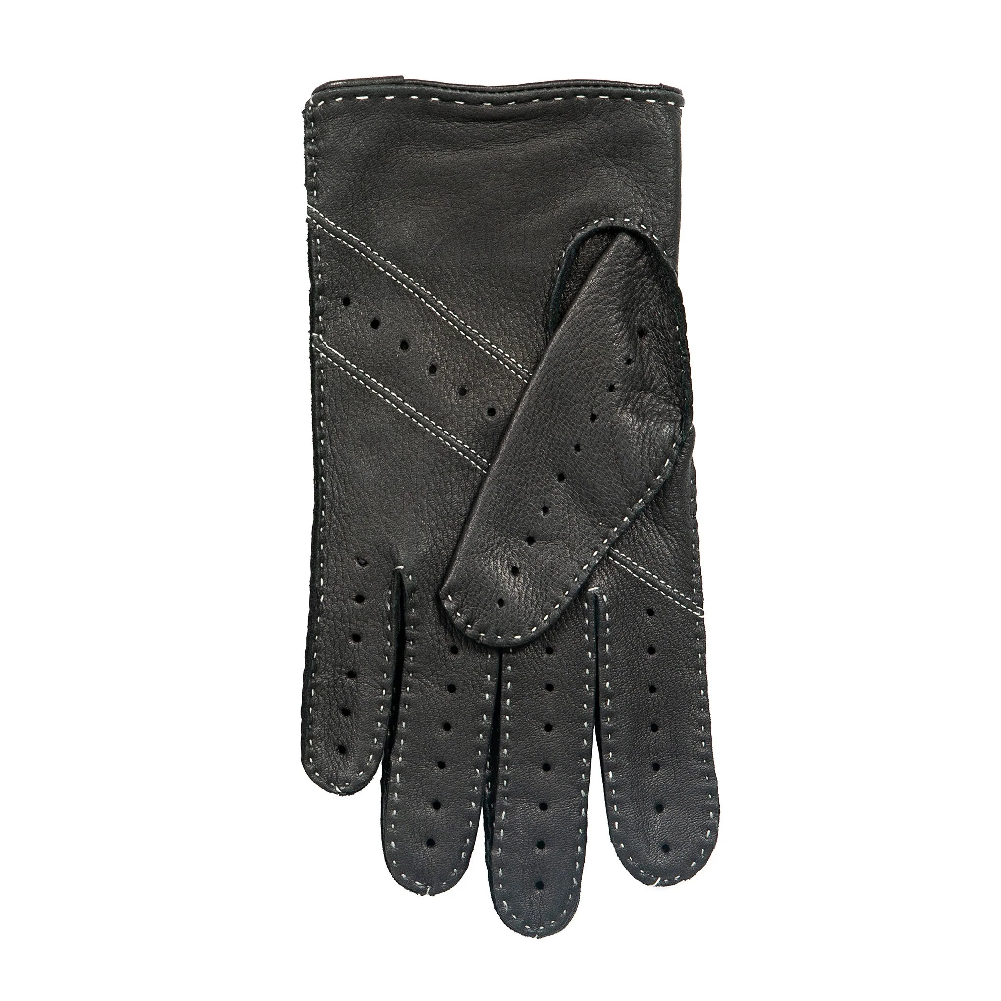 Men's Handsewn Deerskin Leather Driving Gloves - Image 15