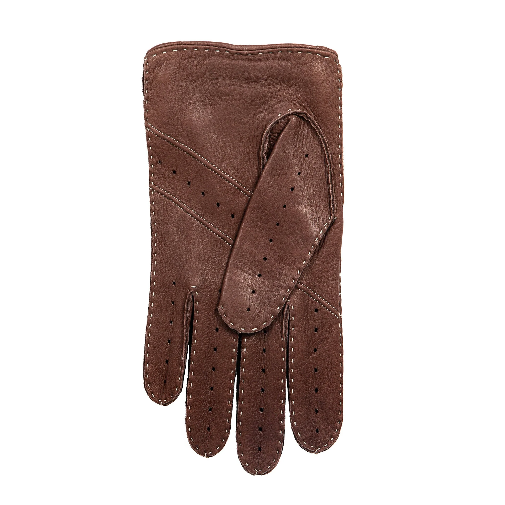Men's Handsewn Deerskin Leather Driving Gloves - Image 26