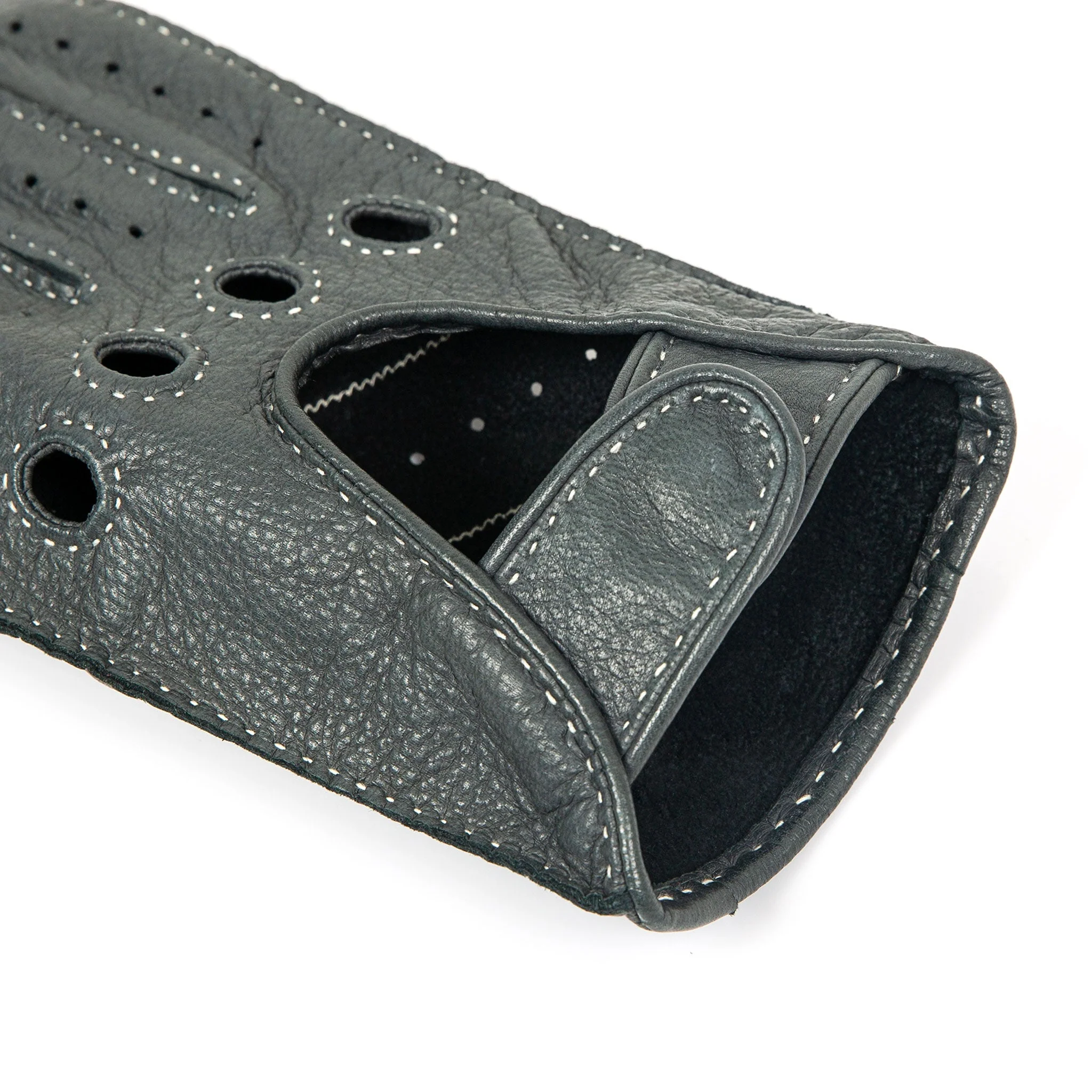 Men's Handsewn Deerskin Leather Driving Gloves - Image 40