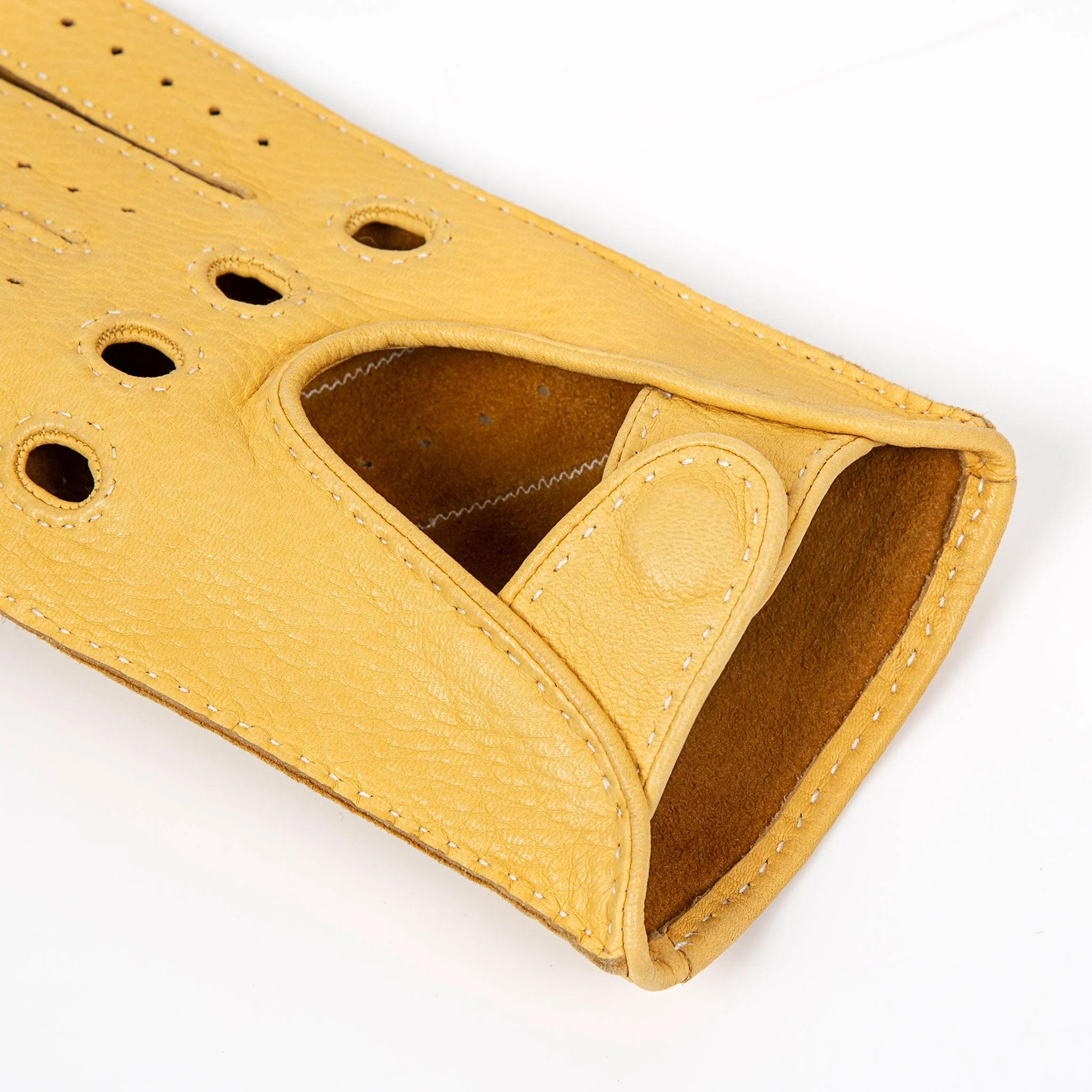 Men's Handsewn Deerskin Leather Driving Gloves - Image 51