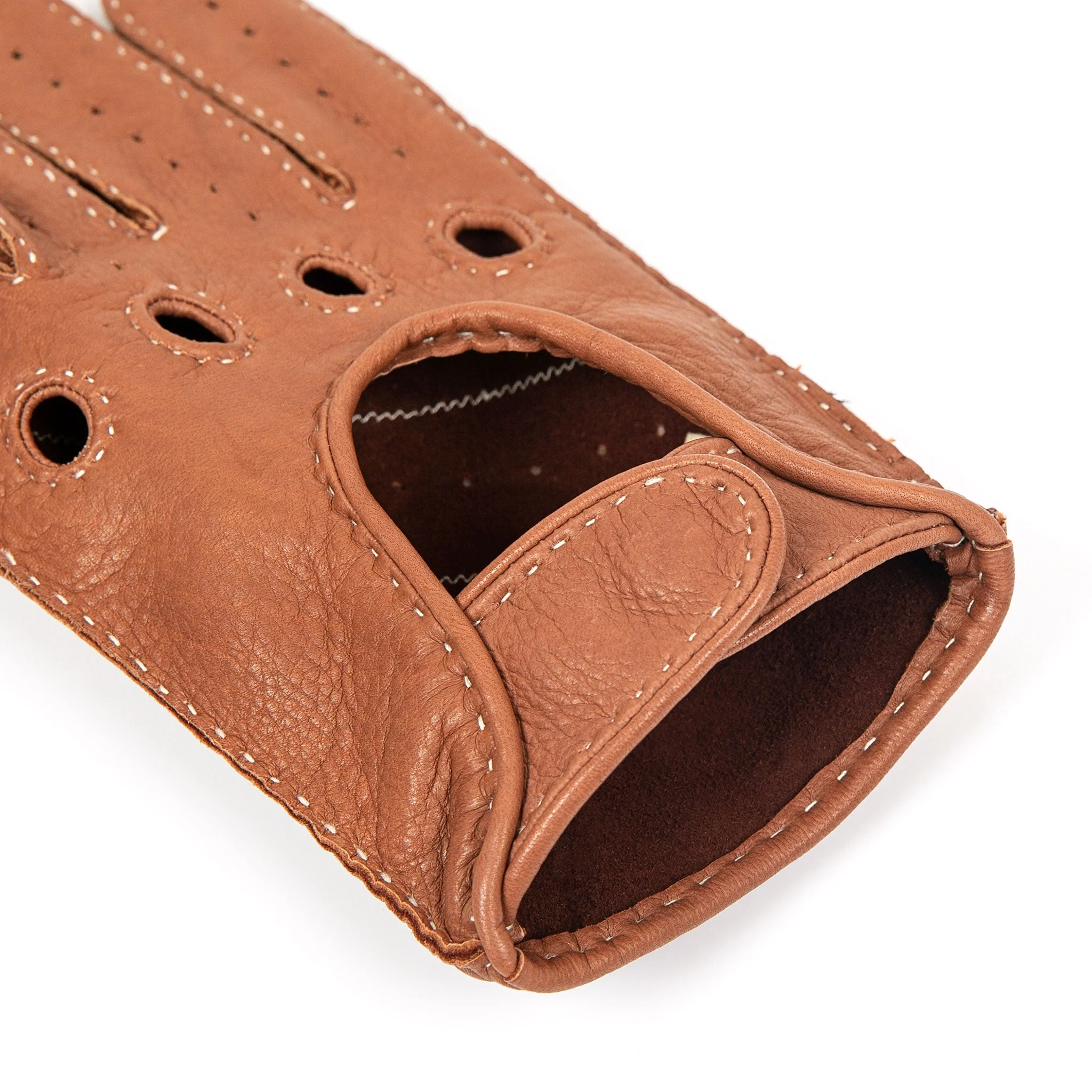 Men's Handsewn Deerskin Leather Driving Gloves - Image 62