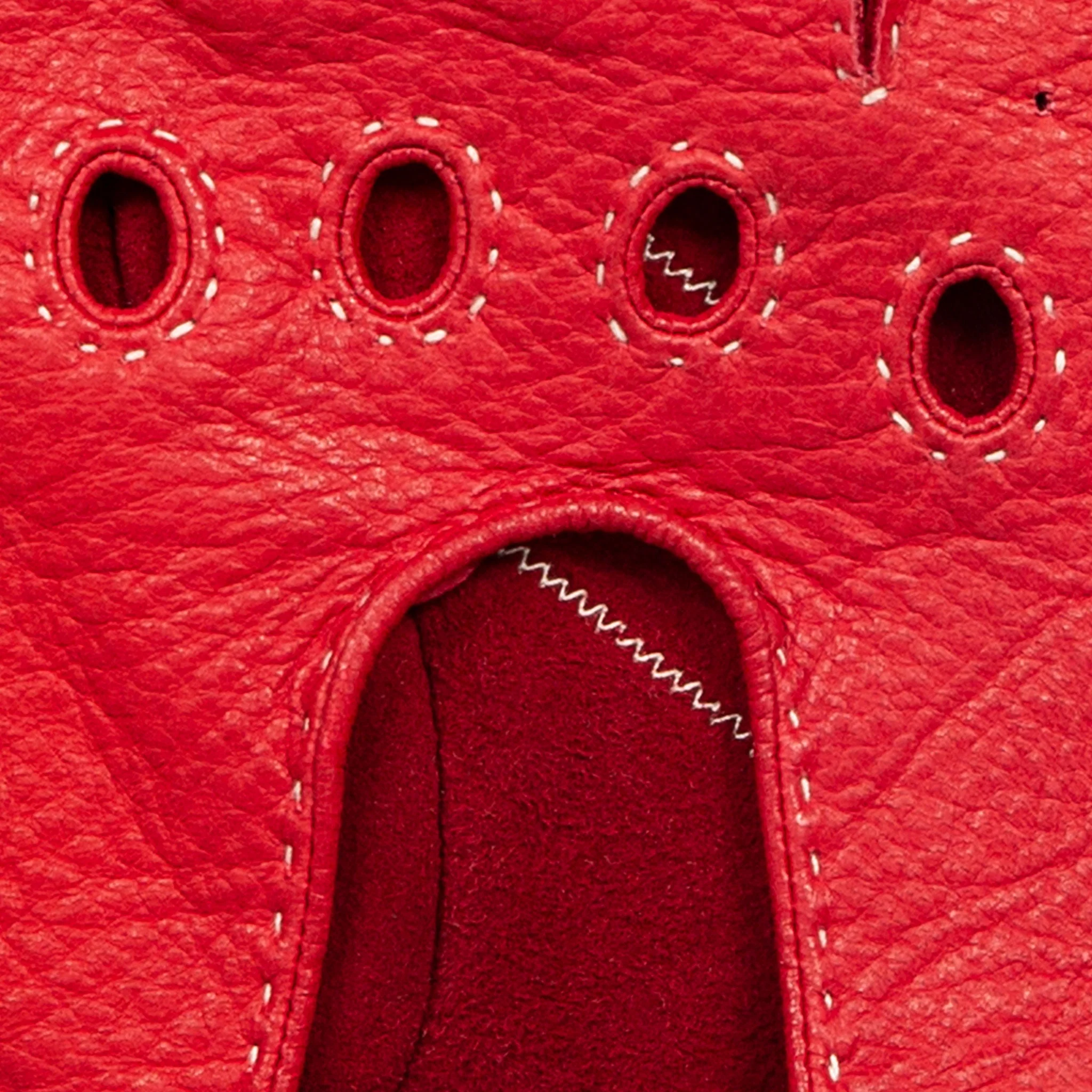 Men's Handsewn Deerskin Leather Driving Gloves - Image 7