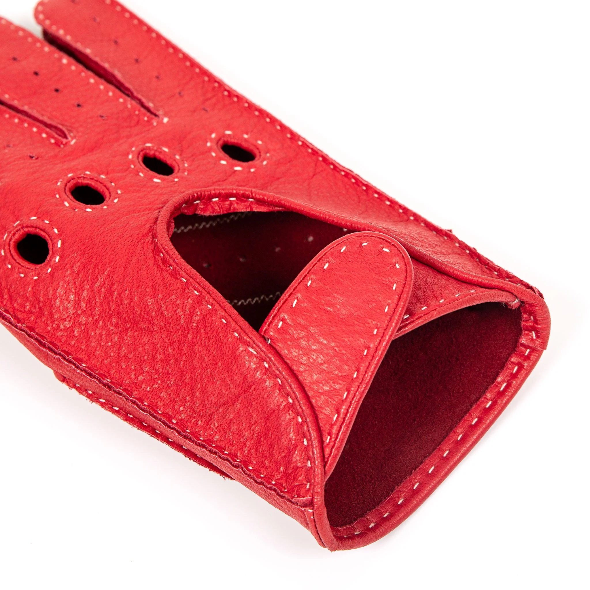 Men's Handsewn Deerskin Leather Driving Gloves - Image 9