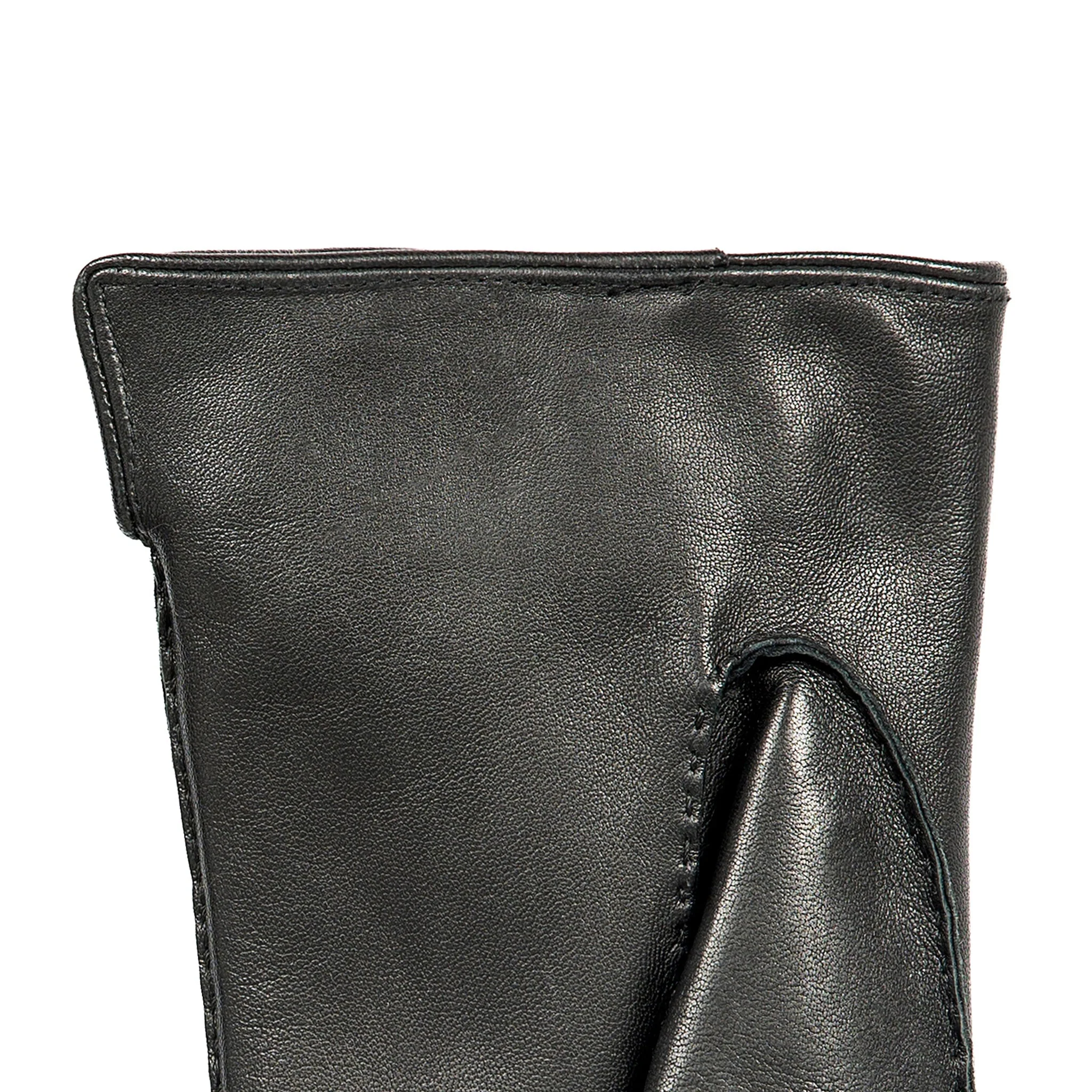 Men's Handsewn Three-Point Fur-Lined Leather Gloves - Image 6