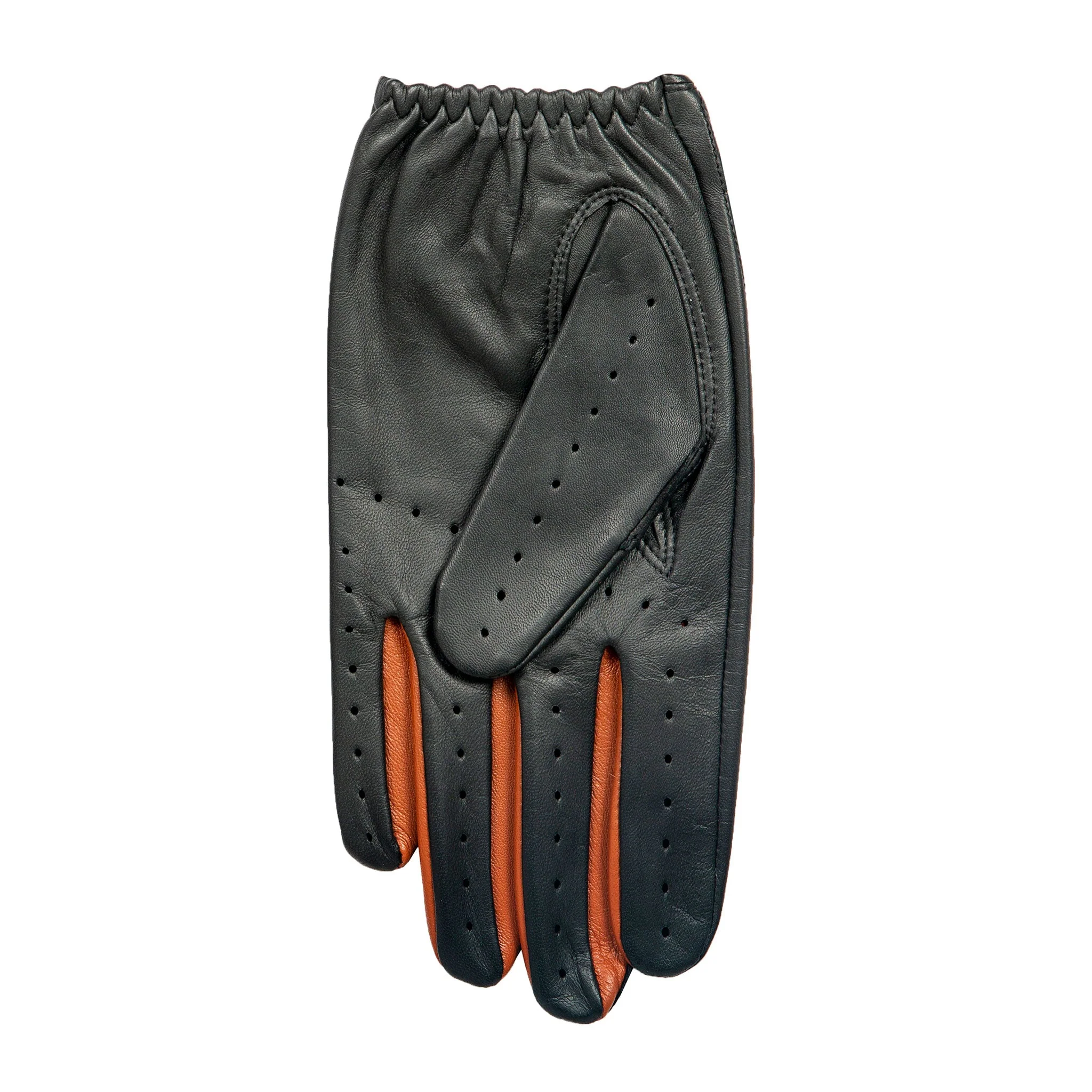 Men's The Suited Racer Two-Colour Leather Driving Gloves - Image 27