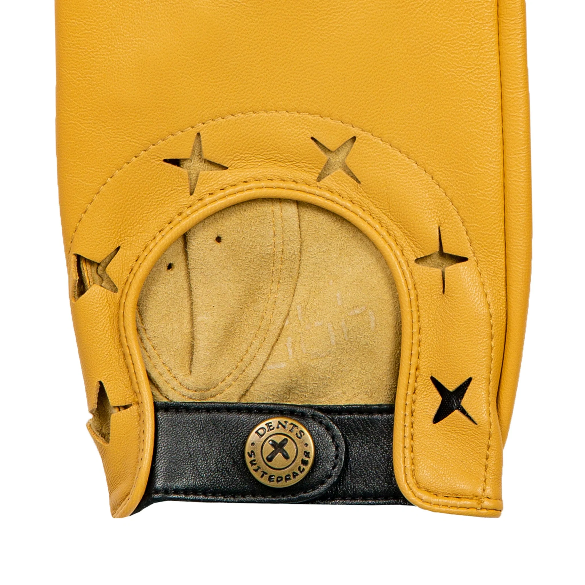 Men's The Suited Racer Two-Colour Leather Driving Gloves - Image 4