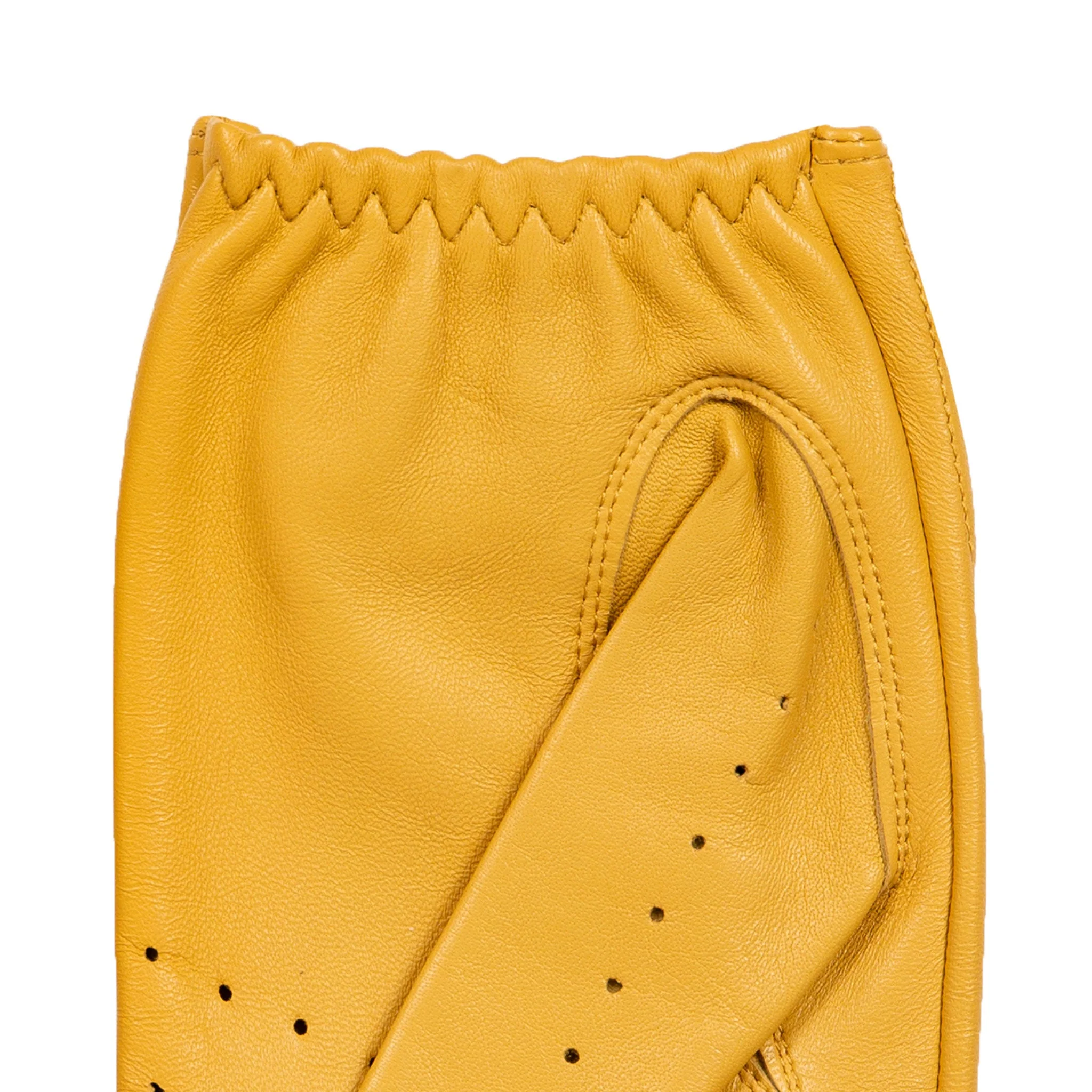 Men's The Suited Racer Two-Colour Leather Driving Gloves - Image 7