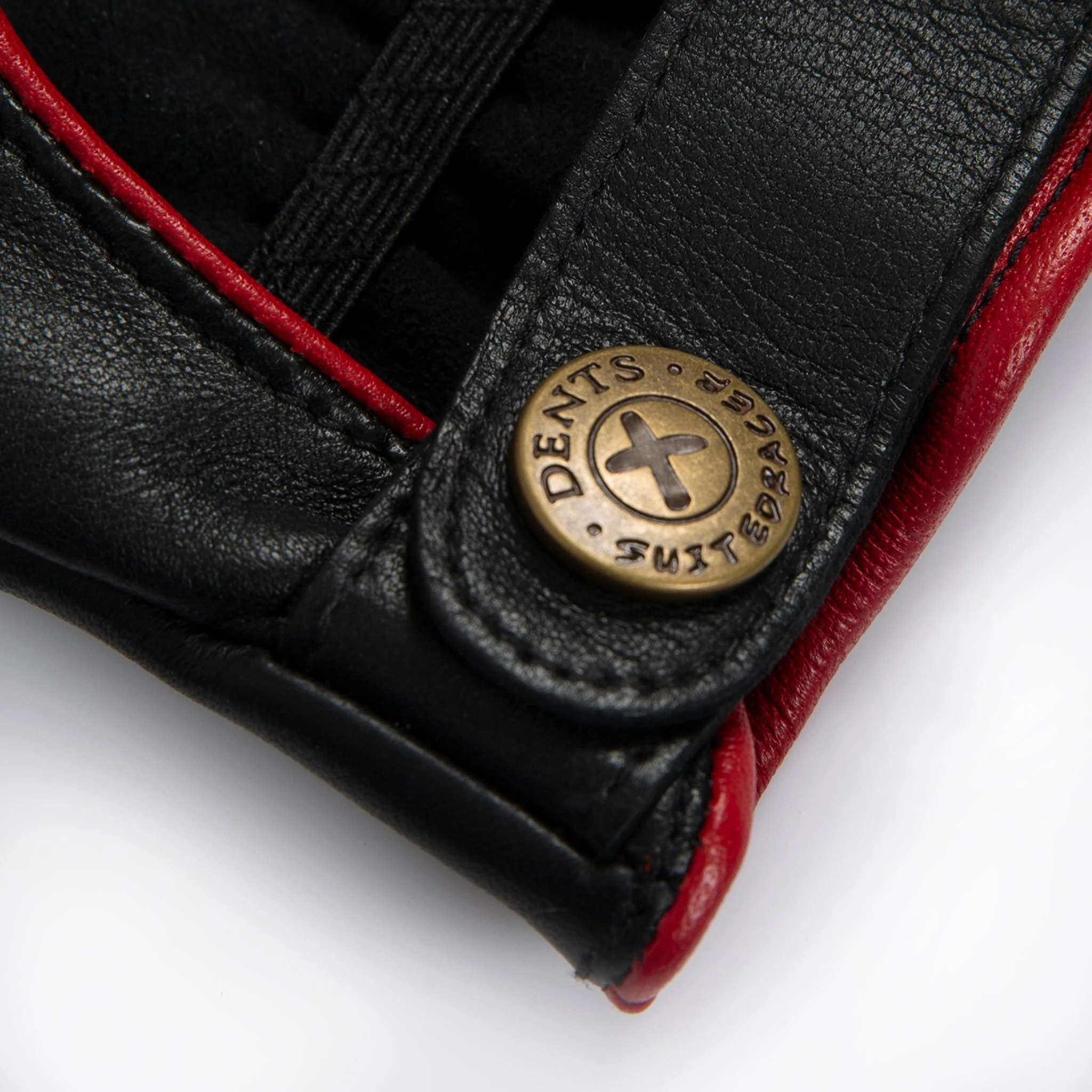 Men's The Suited Racer Touchscreen Leather Driving Gloves with Wristwatch Cut-out - Image 10