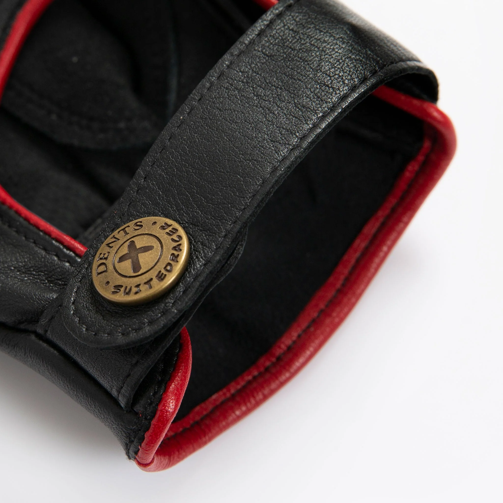 Men's The Suited Racer Touchscreen Leather Driving Gloves with Wristwatch Cut-out - Image 9