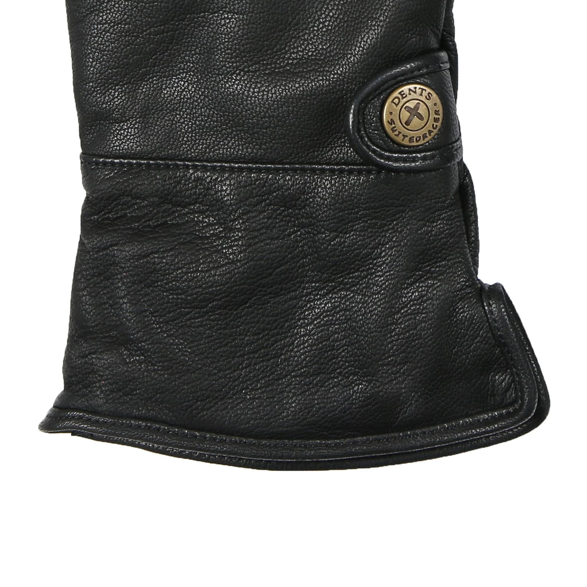 Men's The Suited Racer Touchscreen Water-Resistant Wool-Lined Goatskin Leather Gauntlet Gloves - Image 4