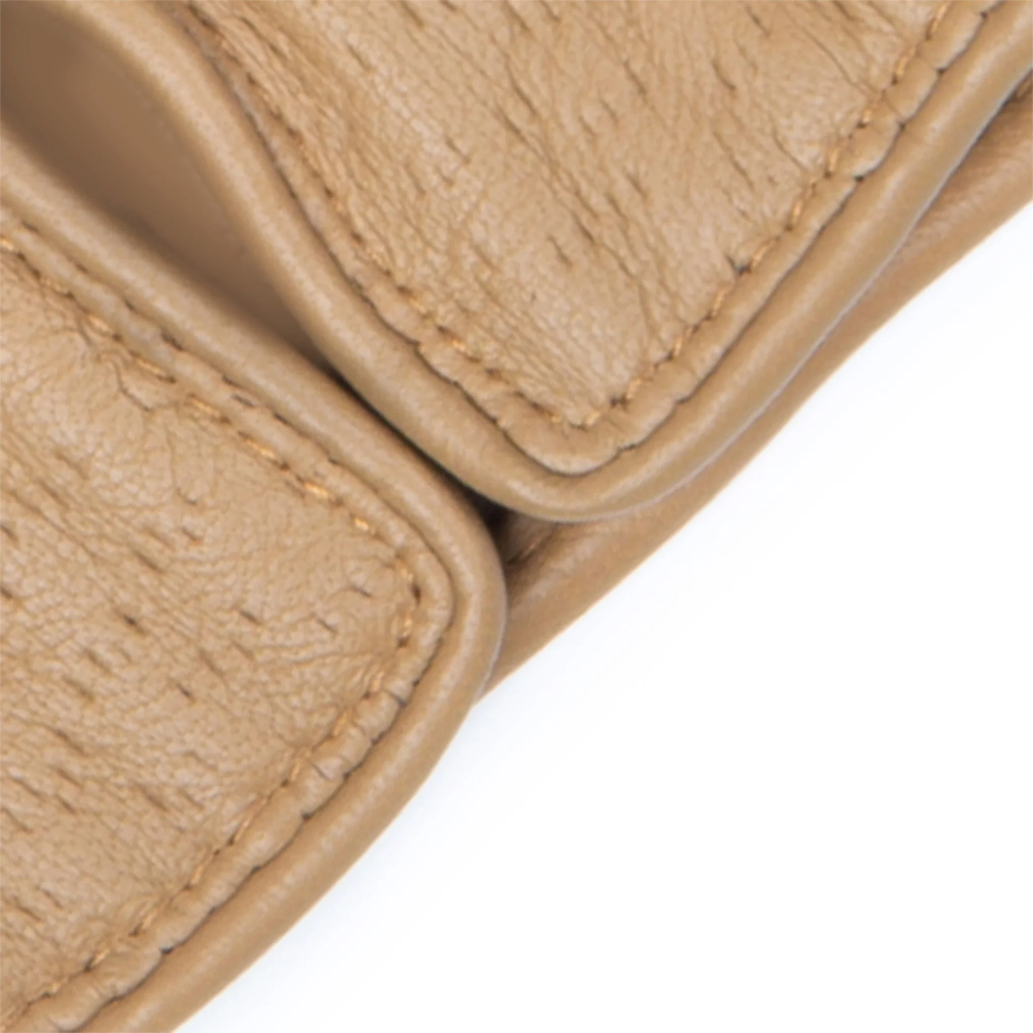 Women's Handsewn Crochet-Back Imitation Peccary Leather Driving Gloves - Image 11