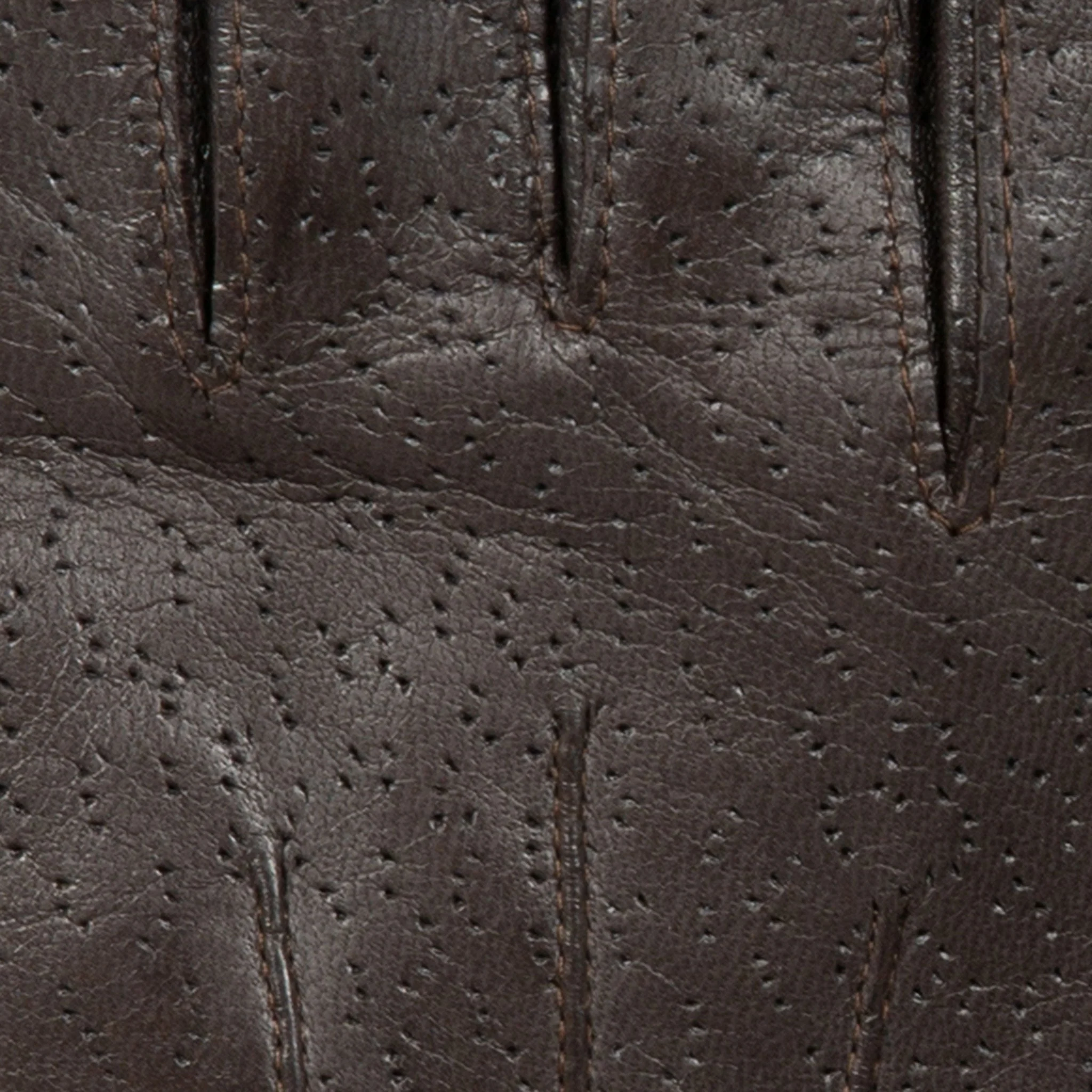 Women's Three-Point Lined Imitation Peccary Leather Gloves - Image 10