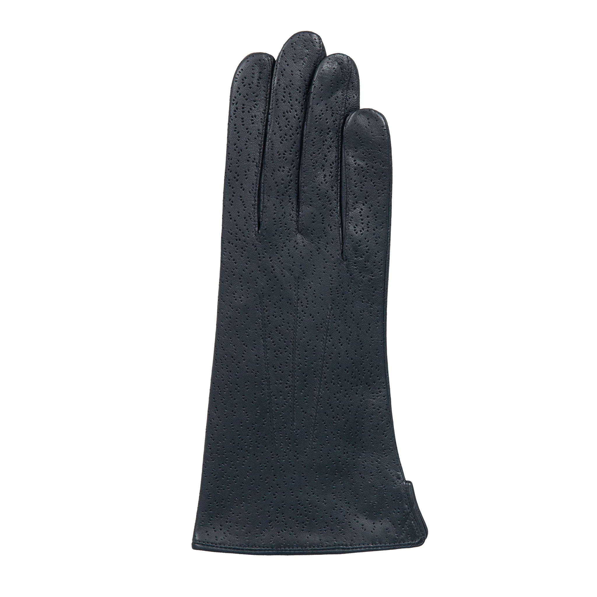 Women's Three-Point Lined Imitation Peccary Leather Gloves - Image 61