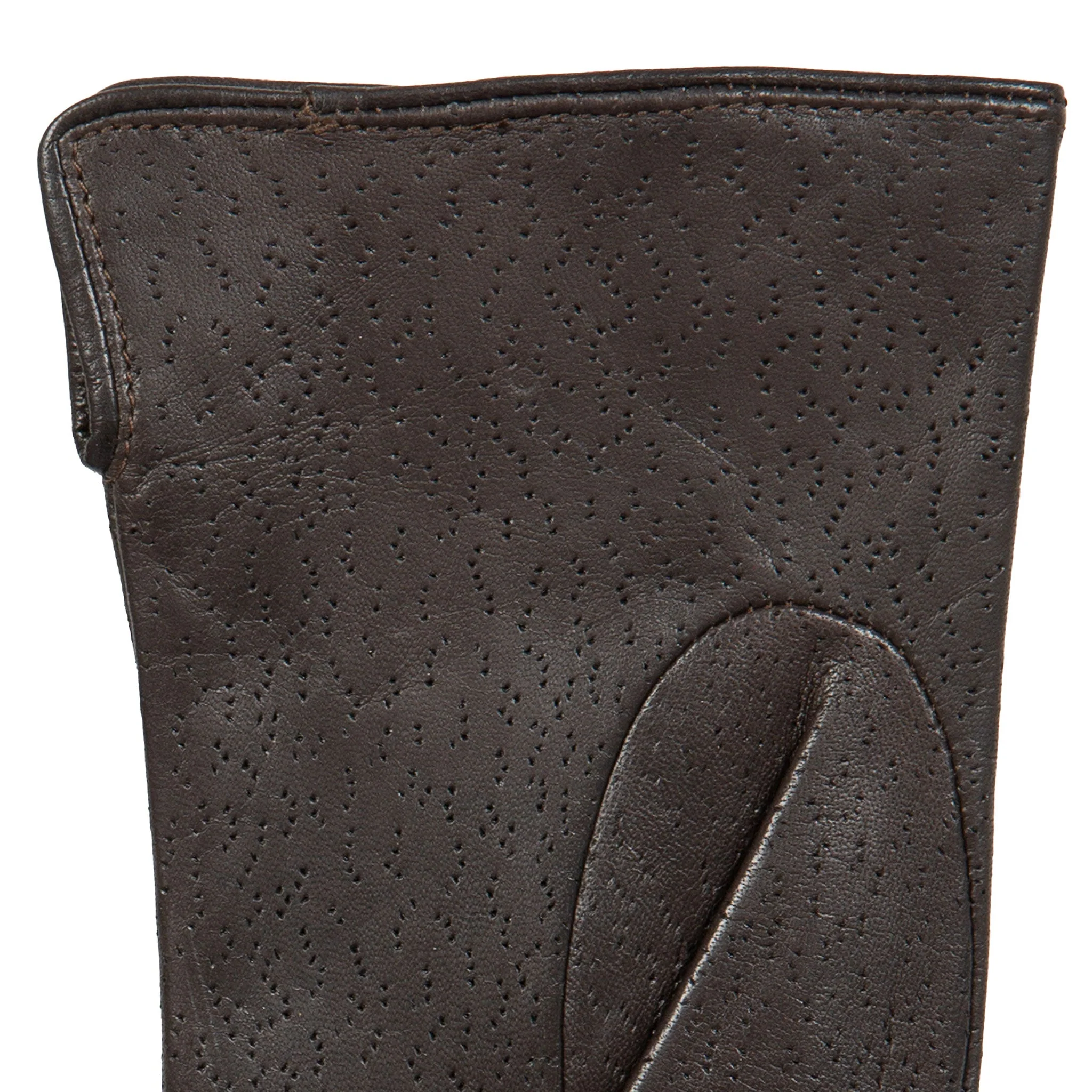 Women's Three-Point Lined Imitation Peccary Leather Gloves - Image 9