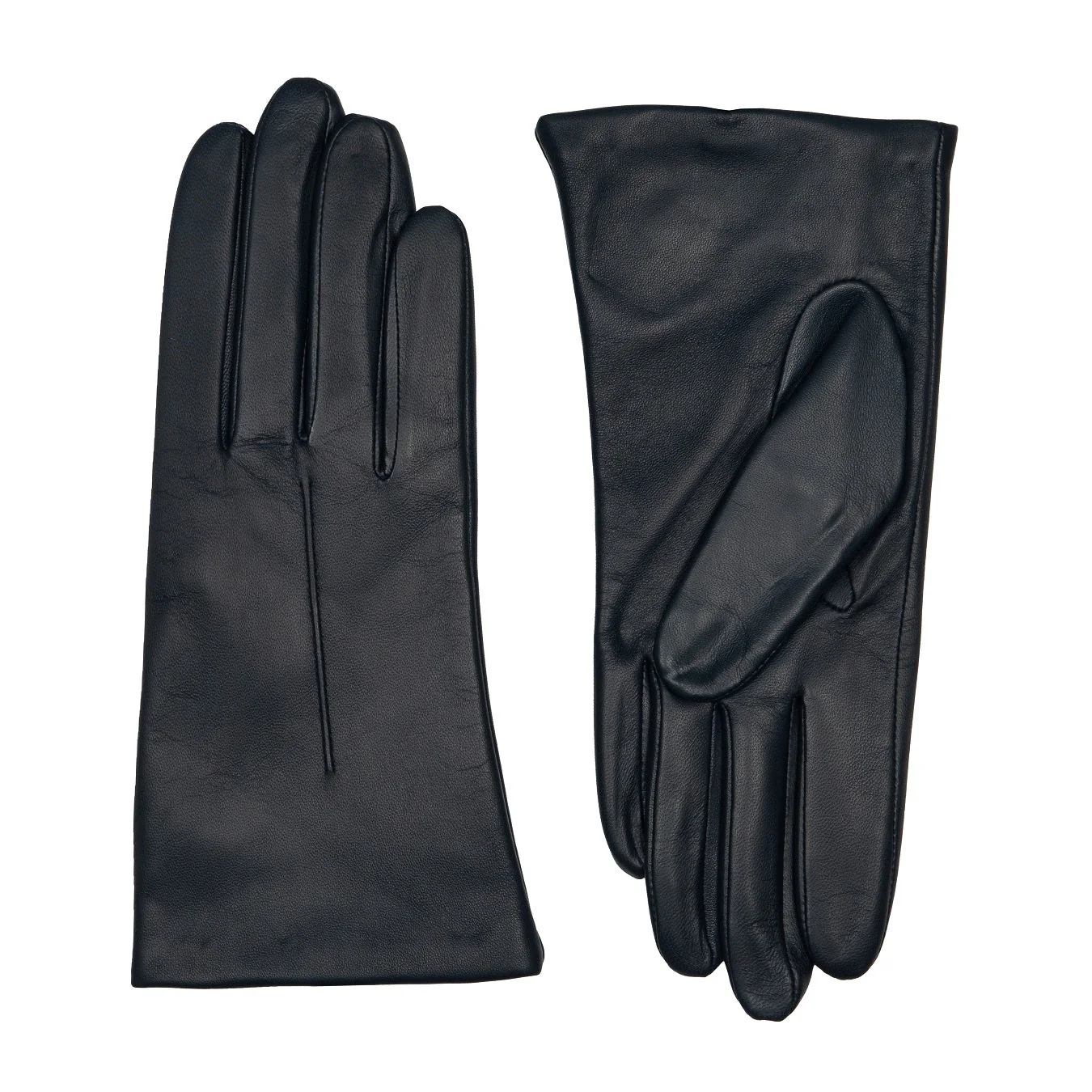 Women's Single-Point Fleece-Lined Leather Gloves - Image 11