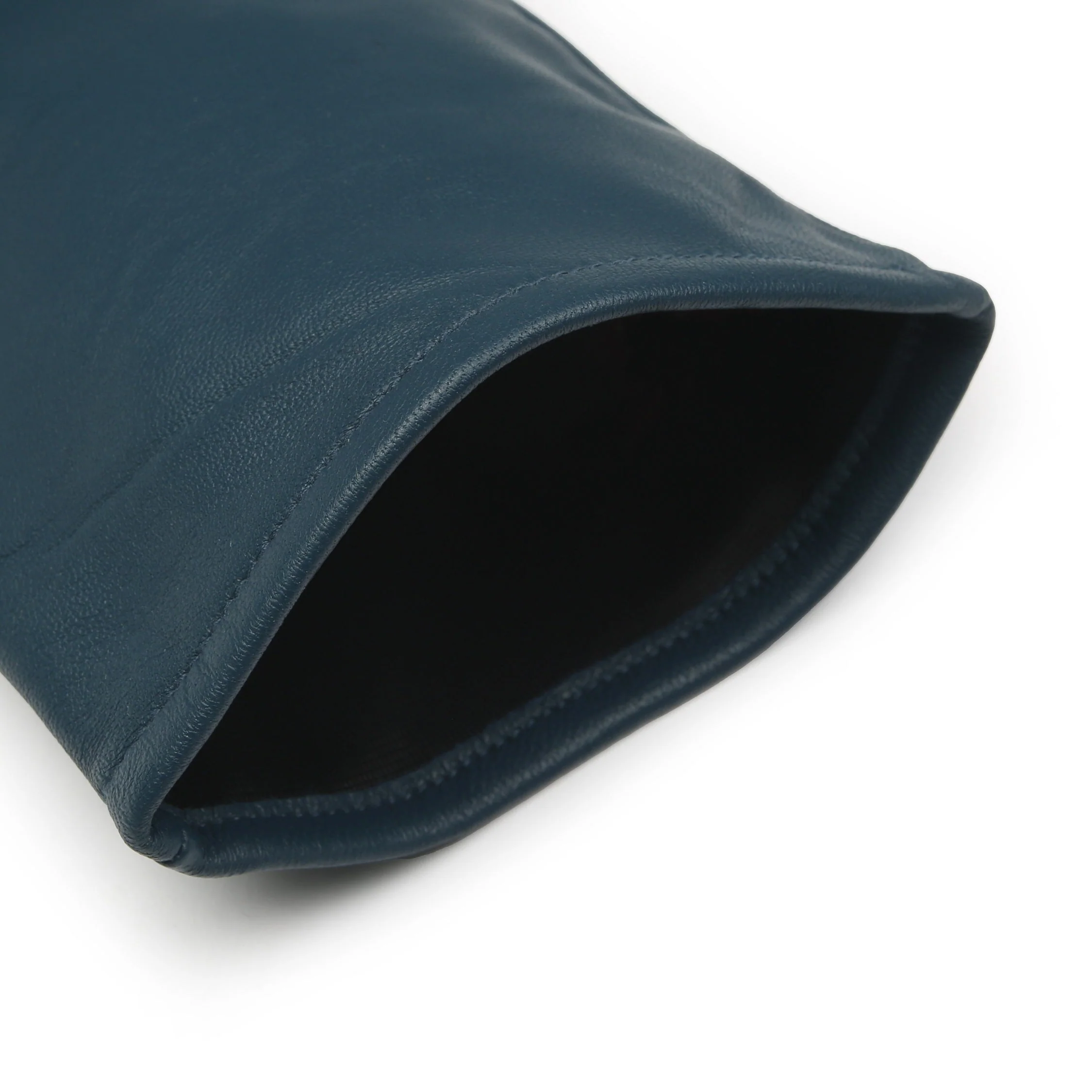 Women's Single-Point Long Above-Elbow Lined Leather Gloves - Image 119