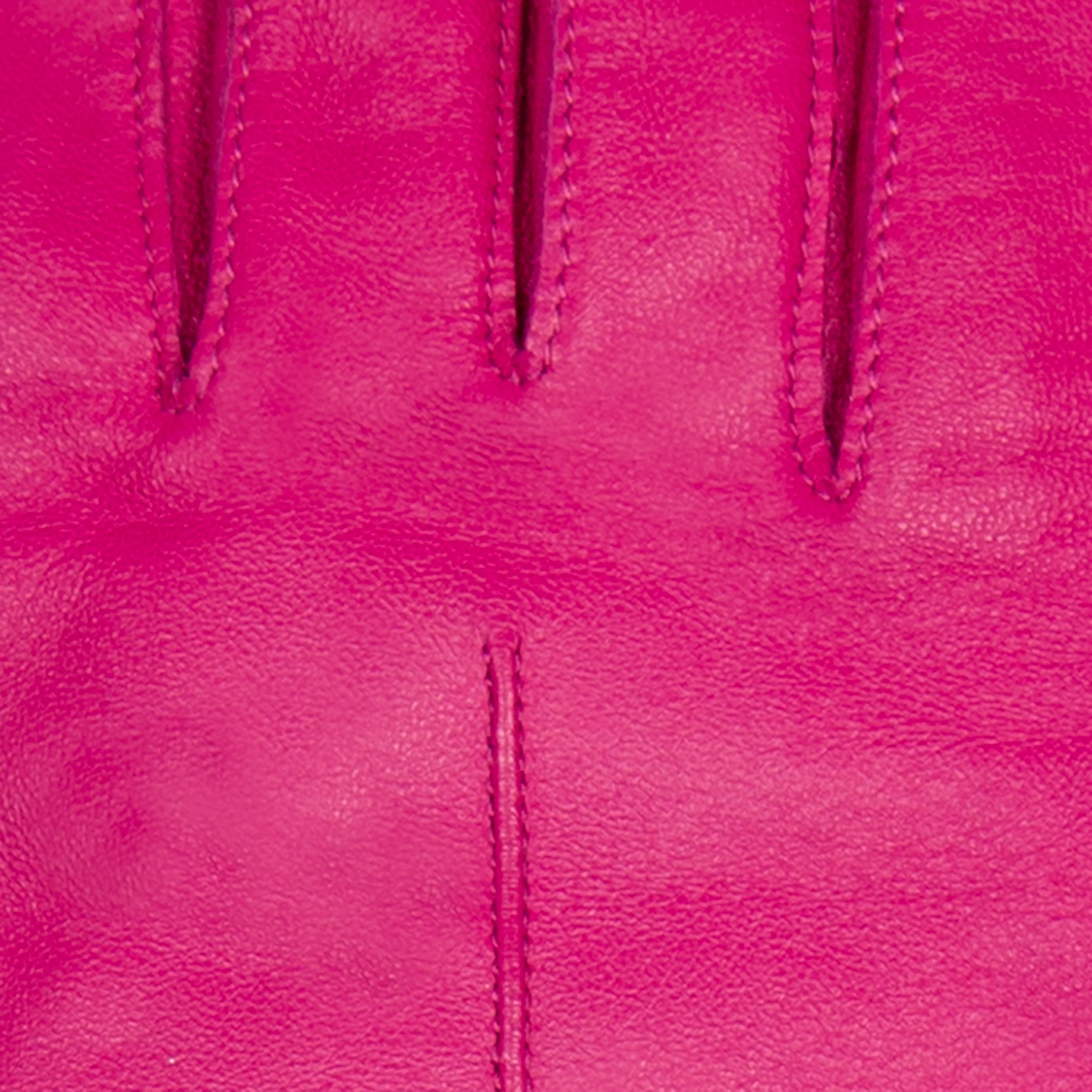 Women's Single-Point Long Above-Elbow Lined Leather Gloves - Image 21